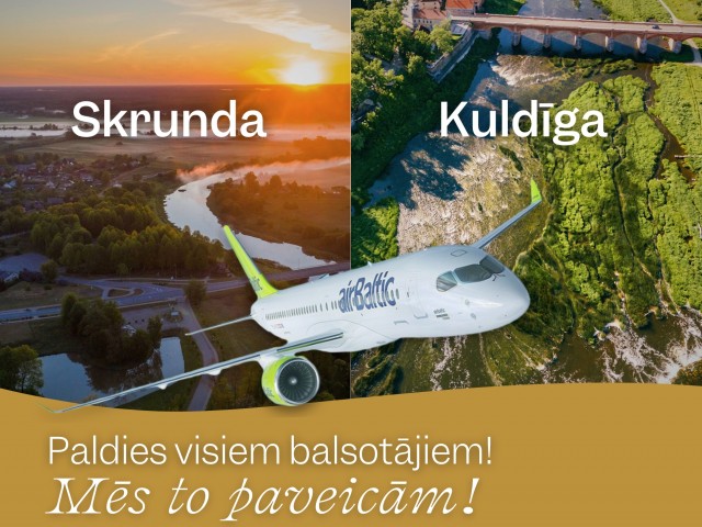  Skrunda un Kuldīga pacelsies jaunos augstumos!