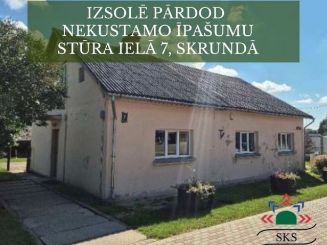 Pārdod nekustamo īpašumu Stūra ielā 7, Skrundā