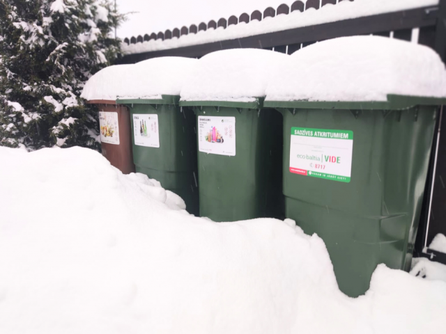 Praktiski soļi, lai ziemā netiktu kavēta atkritumu izvešana