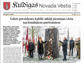 Iznācis “Kuldīgas Novada Vēstis” janvāra numurs! 